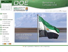 Tablet Screenshot of doe.juntaex.es